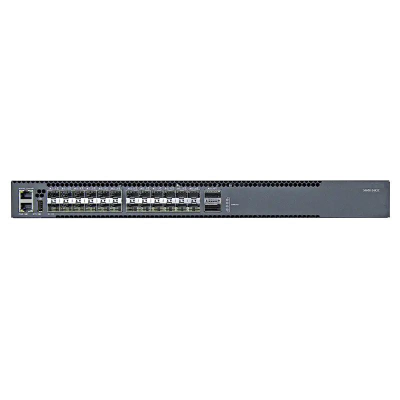 S4600-24X2C , 24-Port Ethernet L3 Switch, 24x10Gb SFP+, with 2x QSFP28/QSFP+ Uplinks, Support MLAG SFPS