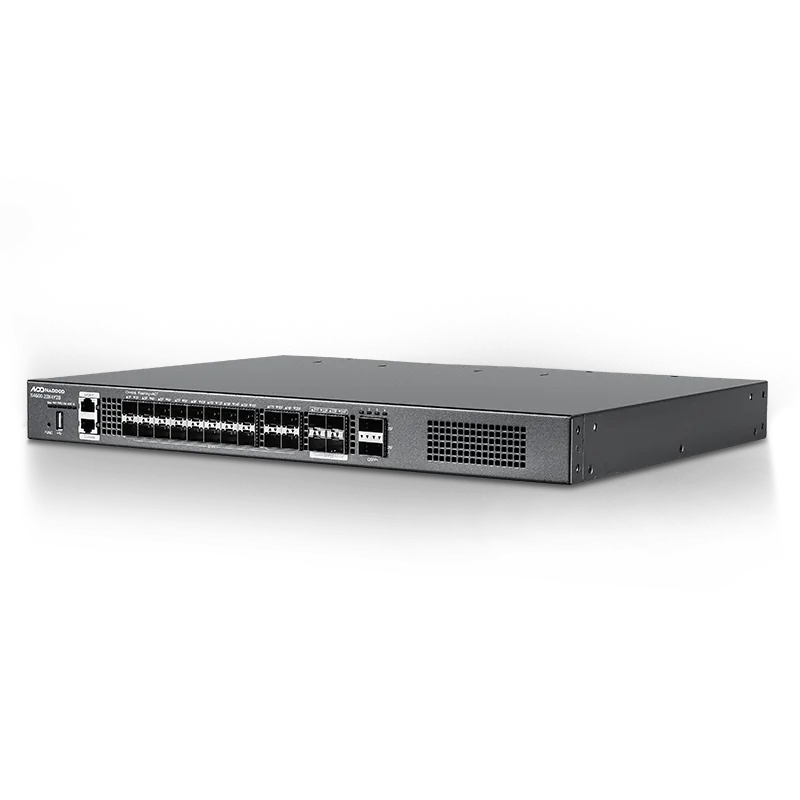 24-Port Ethernet L3 Switch, 20Ã—10Gb SFP+, with 4Ã—25Gb SFP28 and 2Ã—40Gb QSFP+, Broadcom Chip, for DCN/Enterprise Network SFPS