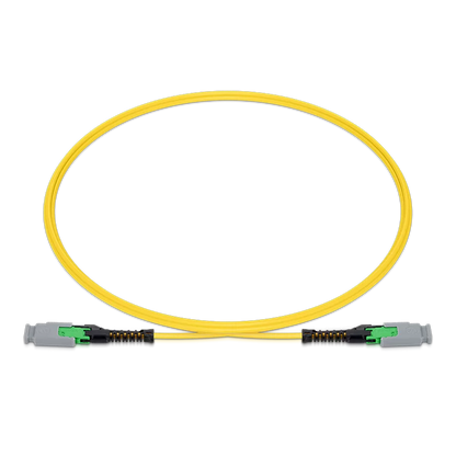 2m (7ft) MMC Jumper, MMC-12 APC (Female) to MMC-12 APC (Female), 12 Fibers, Single Mode (OS2), Jumper Polarity, OFNP, 2.5mm, Max IL ÃƒÂ¢Ã¢â‚¬Â°Ã‚Â¤ 0.35dB, Yellow SFPS