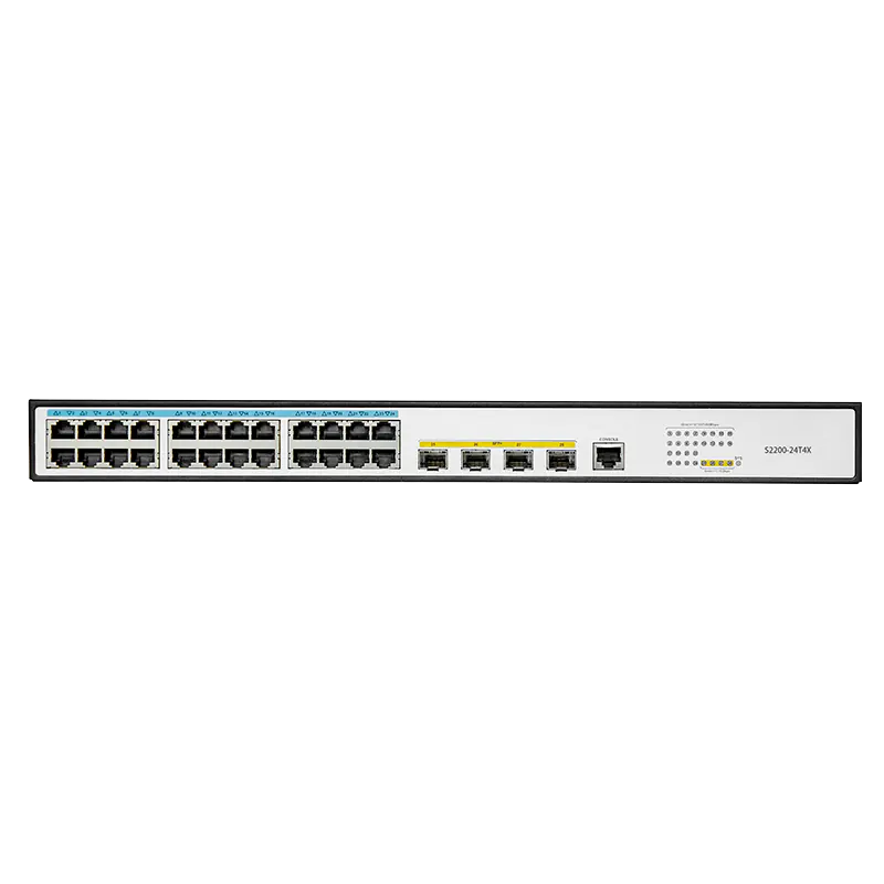S2200-24T4X, 24-Port Gigabit Ethernet L3 Switch, 24x Gigabit RJ45, with 4x 10Gb SFP+, Support MLAG SFPS
