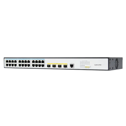 S2200-24T4X, 24-Port Gigabit Ethernet L3 Switch, 24x Gigabit RJ45, with 4x 10Gb SFP+, Support MLAG SFPS