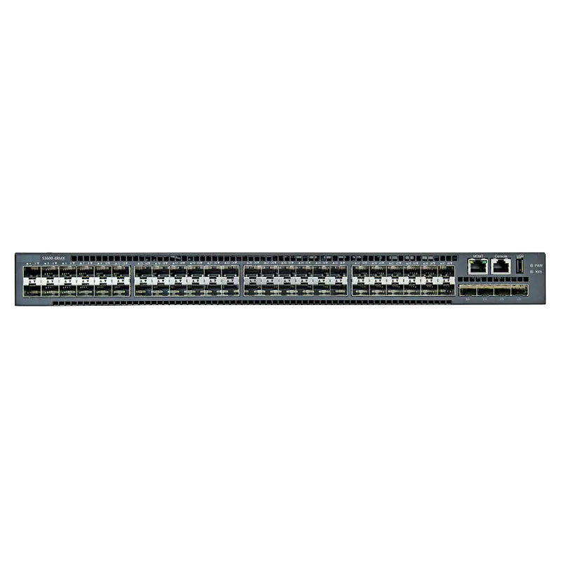 S3600-48S4X, 48-Port Gigabit Ethernet L3 Switch, 48x 1Gb SFP, with 4x 1/10Gb SFP+, Support MLAG SFPS
