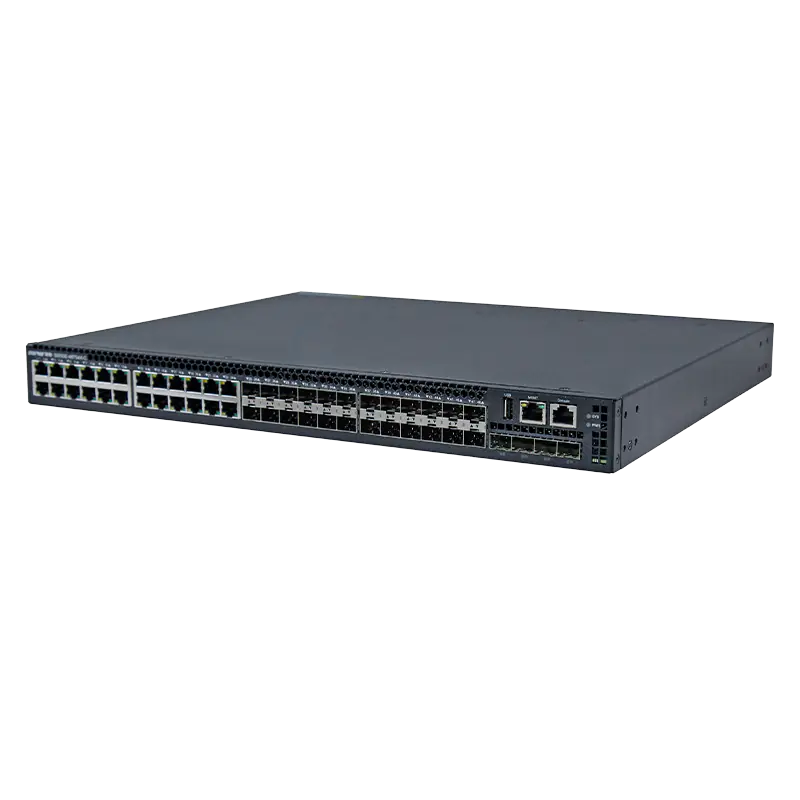 S3600-24T24S4X, 48-Port Gigabit Ethernet L3 Switch, 24x 1GBASE-T, 24x 1Gb SFP, with 4x 1/10Gb SFP+, Support MLAG SFPS
