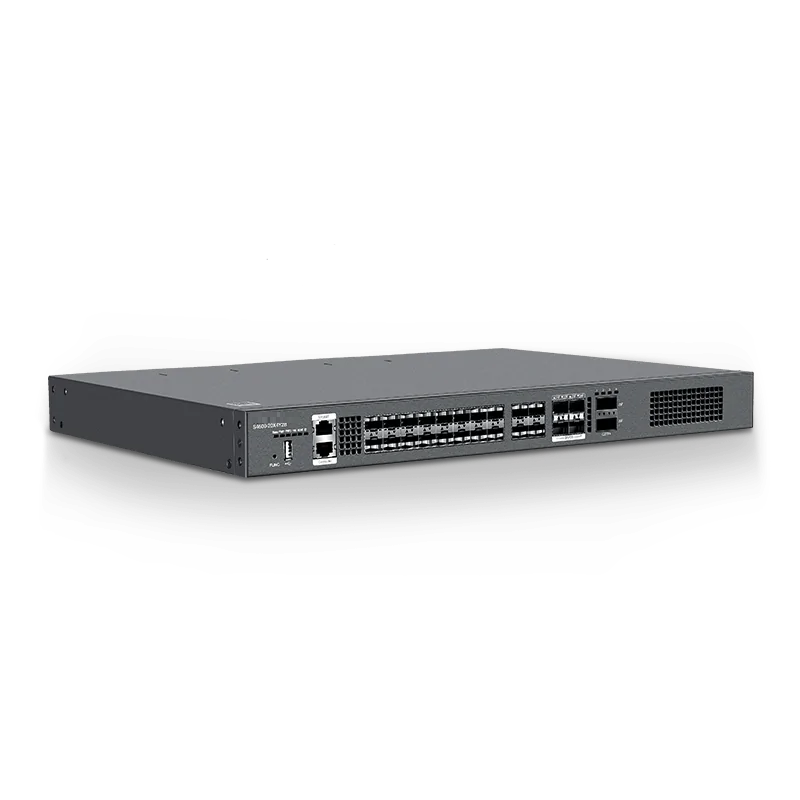 24-Port Ethernet L3 Switch, 20Ã—10Gb SFP+, with 4Ã—25Gb SFP28 and 2Ã—40Gb QSFP+, Broadcom Chip, for DCN/Enterprise Network SFPS