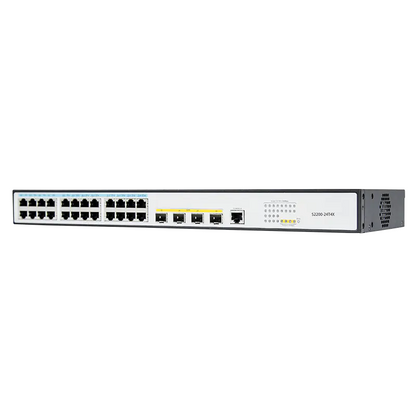 S2200-24T4X, 24-Port Gigabit Ethernet L3 Switch, 24x Gigabit RJ45, with 4x 10Gb SFP+, Support MLAG SFPS