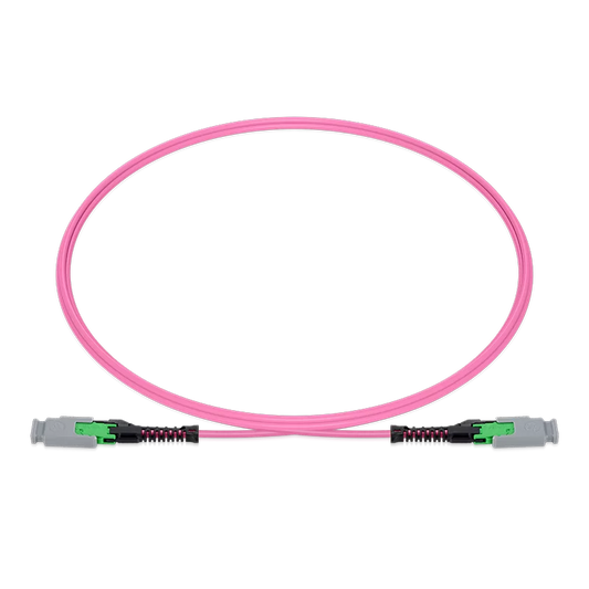 1m (3ft) MMC Jumper, MMC-12 APC (Female) to MMC-12 APC (Female), 12 Fibers, Multimode (OM4), Jumper Polarity, OFNP, 2.5mm, Max IL â‰¤ 0.35dB, Magenta SFPS