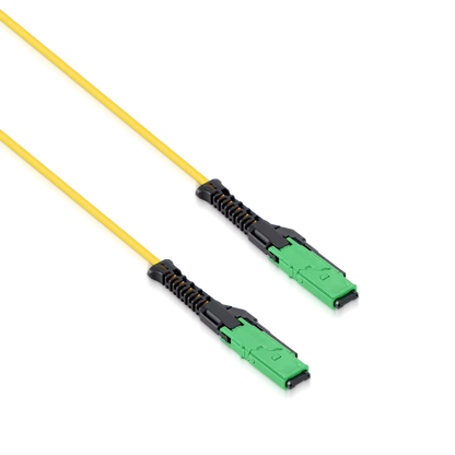 0.5m (1.6ft) MMC Breakout Cable, MMC-16 APC (Female) to 2 x MPO-8 APC (Female), 16 Fibers, Single Mode (OS2), Jumper Polarity, OFNP, 2.5mm, Max IL ÃƒÂ¢Ã¢â‚¬Â°Ã‚Â¤ 0.35dB, Yellow SFPS