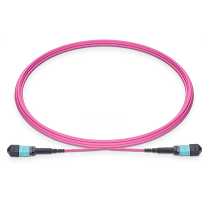 1m (3ft) MTPÃƒâ€šÃ‚Â®-24 UPC (Female) to MTPÃƒâ€šÃ‚Â®-24 UPC (Female) 24 Fibers Multimode (OM4) Jumper, Type A, OFNP, 3.0mm, Max IL ÃƒÂ¢Ã¢â‚¬Â°Ã‚Â¤ 0.35dB, Magenta SFPS