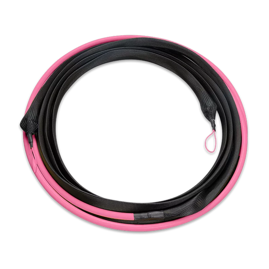 5m (16ft) Pre-terminated MPO Trunk Cable, 192 Fibers, 24 x MPO-8 APC (Male) to 24 x MPO-8 APC (Male) Multimode (OM4) Type B, LSZH, 0.35dB Max, Breakout 80cm, Double Jacket, Magenta SFPS