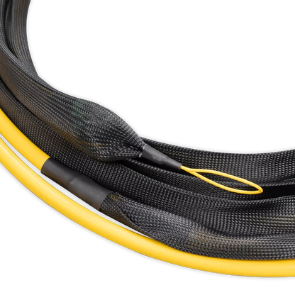 100m (328ft) Pre-terminated MPO 4x4 Shuffle Trunk Cable, 256 Fibers, 32xMPO-8 APC (Male) to 32xMPO-8 APC (Male), Single Mode (OS2), Type 4, LSZH, 0.35dB Max, Breakout 80cm, Yellow SFPS