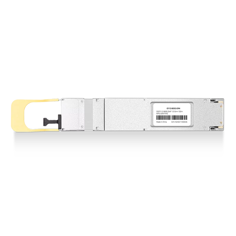 NVIDIA/Mellanox Compatible 800G OSFP112 DR4 1310nm 100m RHS/Flat Top PAM4 DDM MPO/MTP-12 APC SMF Optical Transceiver Module for ConnectX-8 C8180 SuperNIC SFPS