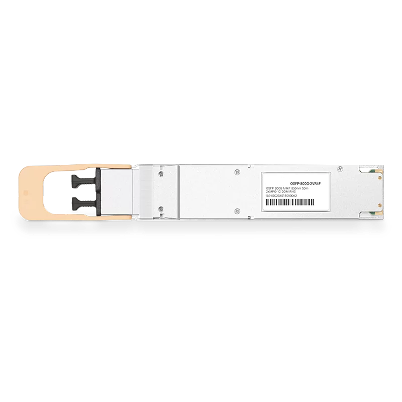 NVIDIA/Mellanox MMA4Z00-NS-FLT Broadcom DSP & Broadcom VCSEL Compatible 800G OSFP 2xVR4/VR8 850nm 50m PAM4 DOM Two MPO-12/APC MMF Transceiver Module (Flat Top) for ConnectX-8 C8180 SuperNIC SFPS