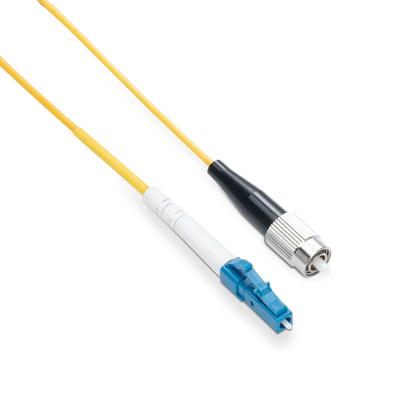 10m (33ft) LC UPC to FC UPC Simplex OS2 Single Mode LSZH 2.0mm Fiber Optic Patch Cable SFPS