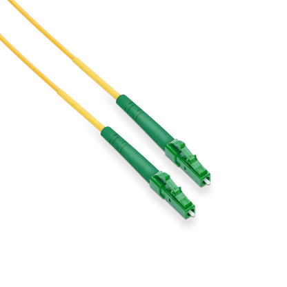 20m (66ft) LC APC to LC APC Simplex OS2 Single Mode LSZH 2.0mm Fiber Optic Patch Cable SFPS