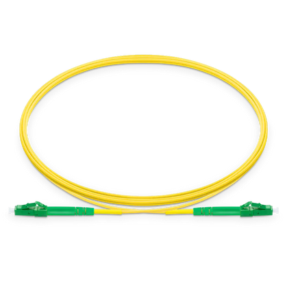 4m (13ft) LC APC to LC APC Simplex OS2 Single Mode LSZH 2.0mm Fiber Optic Patch Cable SFPS