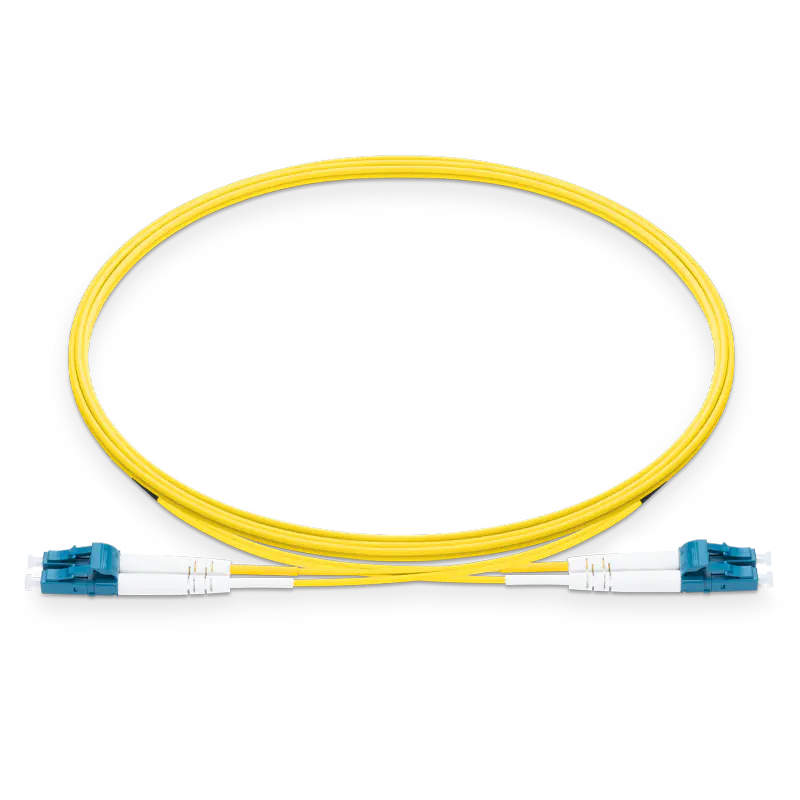 1m (3ft) LC UPC to LC UPC Duplex OS2 Single Mode LSZH 2.0mm Fiber Optic Patch Cable SFPS