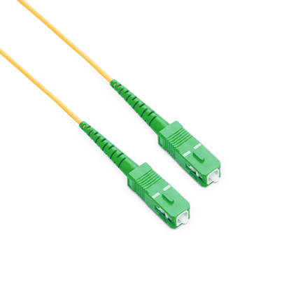 1m (3ft) SC APC to SC APC Simplex OS2 Single Mode LSZH 2.0mm Fiber Optic Patch Cable SFPS