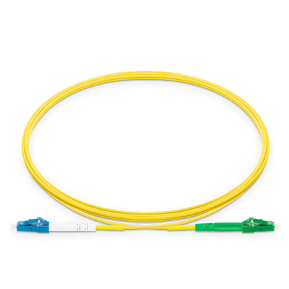 8m (26ft) LC UPC to LC APC Simplex OS2 Single Mode LSZH 2.0mm Fiber Optic Patch Cable SFPS