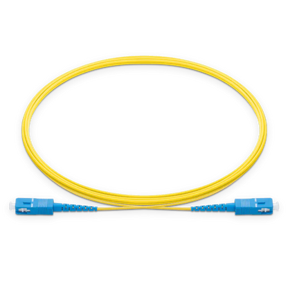 10m (33ft) SC UPC to SC UPC Simplex OS2 Single Mode LSZH 2.0mm Fiber Optic Patch Cable SFPS
