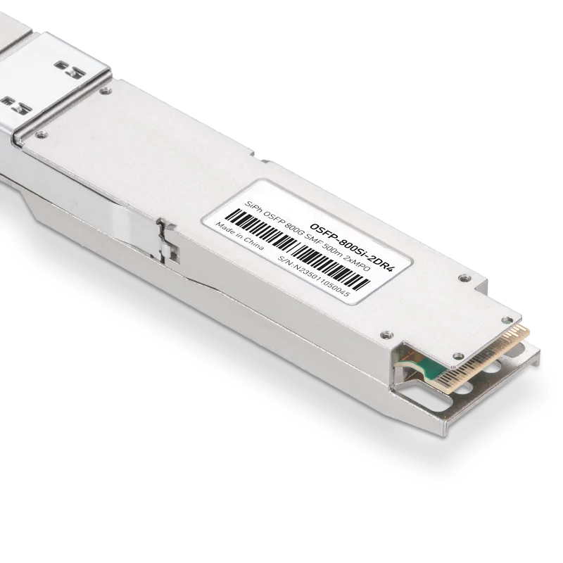 Generic Compatible 800GBASE-2xDR4/DR8 OSFP PAM4 1310nm 500m DOM Dual MPO-12/APC SMF Silicon Photonics Optical Transceiver Module SFPS