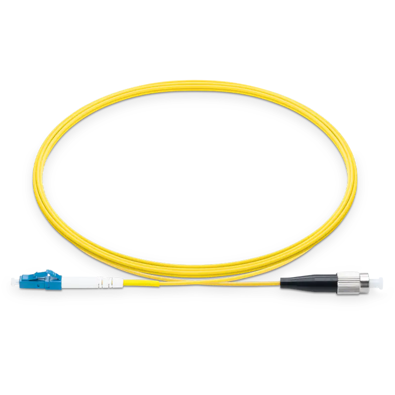 1m (3ft) LC UPC to FC UPC Simplex OS2 Single Mode LSZH 2.0mm Fiber Optic Patch Cable SFPS