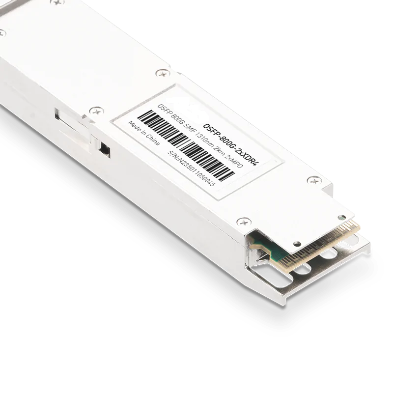 Generic Compatible 800G OSFP 2xXDR4 1310nm 2km PAM4 DDM Dual MPO/MTP-12 SMF Optical Transceiver Module SFPS