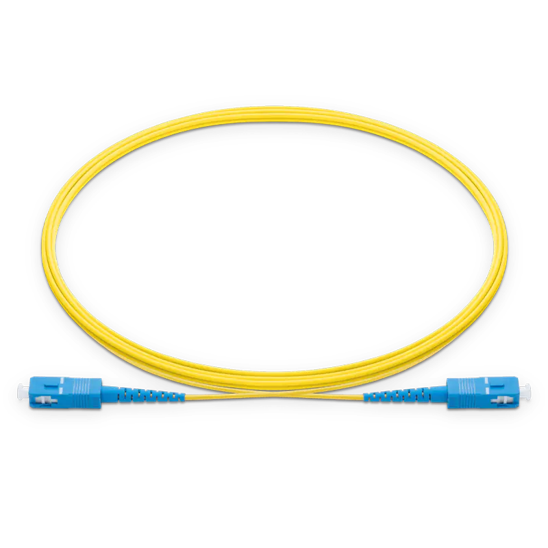 1m (3ft) SC UPC to SC UPC Simplex OS2 Single Mode LSZH 2.0mm Fiber Optic Patch Cable SFPS