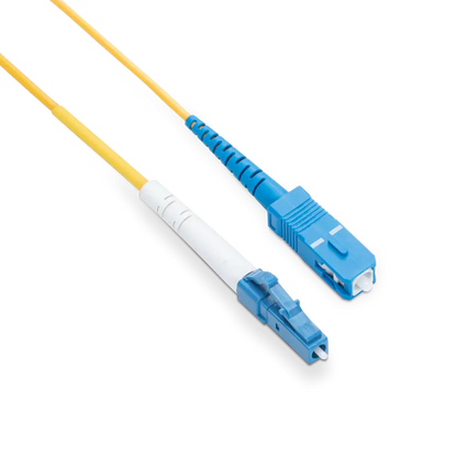 4m (13ft) LC UPC to SC UPC Simplex OS2 Single Mode LSZH 2.0mm Fiber Optic Patch Cable SFPS