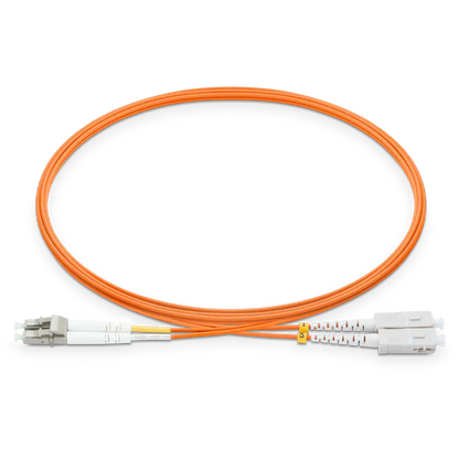 20m (66ft) LC UPC to SC UPC Duplex OM2 Multimode LSZH 2.0mm Fiber Optic Patch Cable SFPS