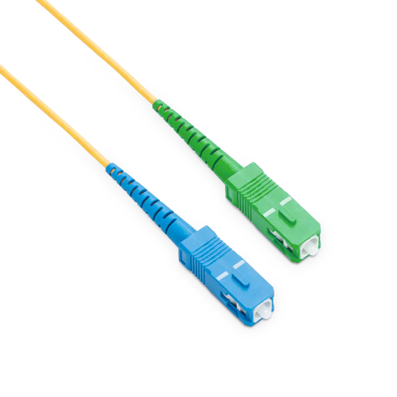10m (33ft) SC UPC to SC APC Simplex OS2 Single Mode LSZH 2.0mm Fiber Optic Patch Cable SFPS
