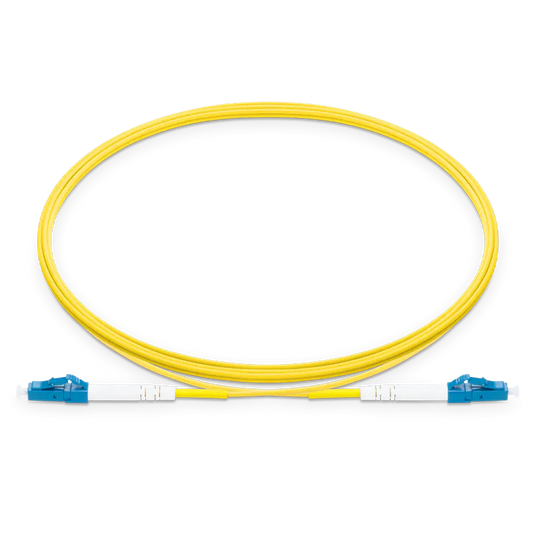 10m (33ft) LC UPC to LC UPC Simplex OS2 Single Mode LSZH 2.0mm G.657.A2 Fiber Optic Patch Cable SFPS