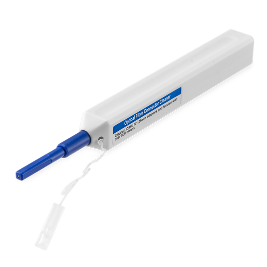 LC/MU Fiber Cleaning Pen for 1.25mm LC/MU Connectors, Push Type Cleaner, up to 800+ Cleans SFPS
