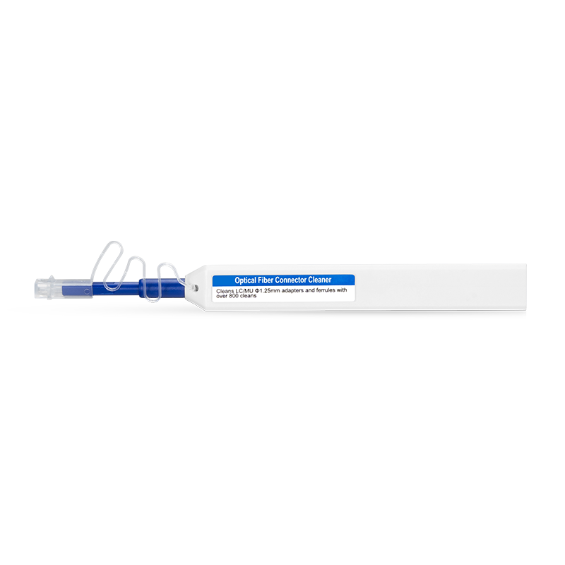 LC/MU Fiber Cleaning Pen for 1.25mm LC/MU Connectors, Push Type Cleaner, up to 800+ Cleans SFPS