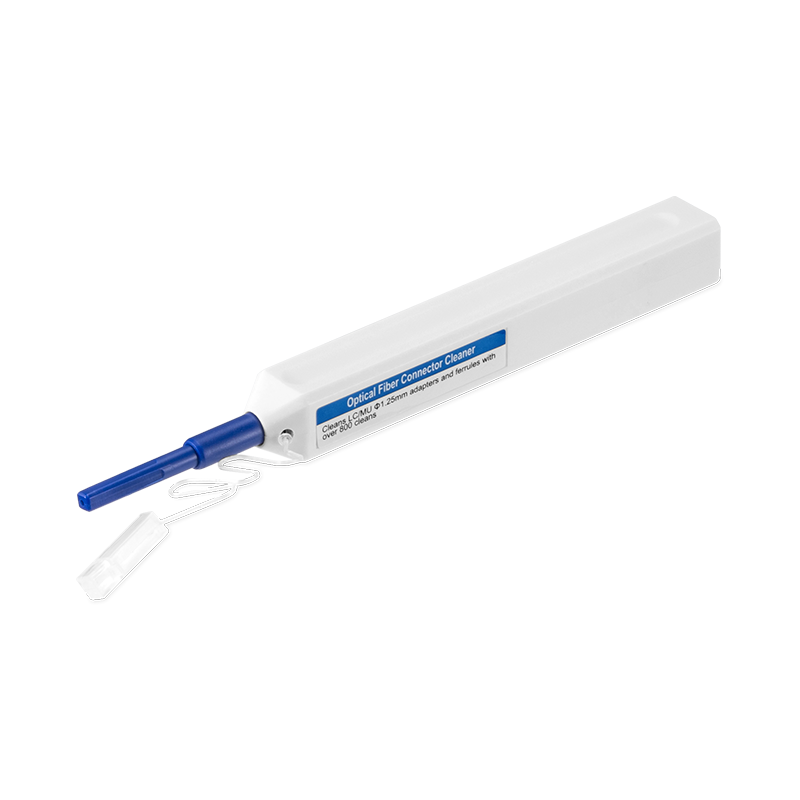 LC/MU Fiber Cleaning Pen for 1.25mm LC/MU Connectors, Push Type Cleaner, up to 800+ Cleans SFPS