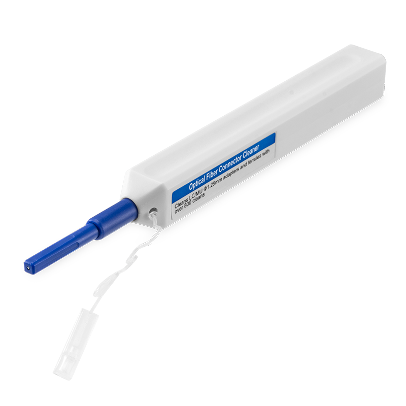 LC/MU Fiber Cleaning Pen for 1.25mm LC/MU Connectors, Push Type Cleaner, up to 800+ Cleans SFPS