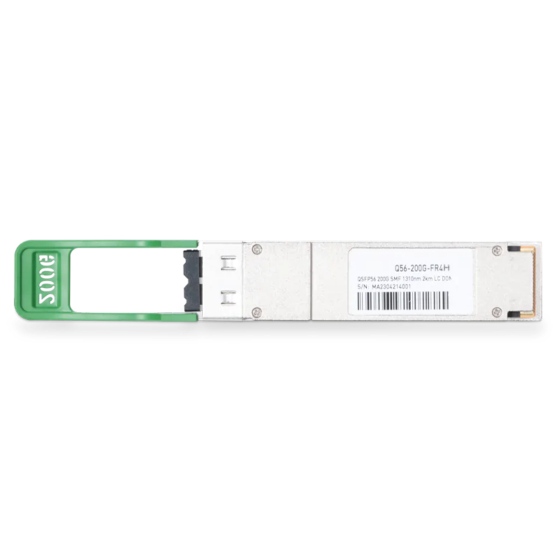 NVIDIA/Mellanox MMS1W50-HM Compatible 200GBASE-FR4 QSFP56 PAM4 1310nm 2km DOM LC Duplex InfiniBand HDR Transceiver Module for SMF SFPS