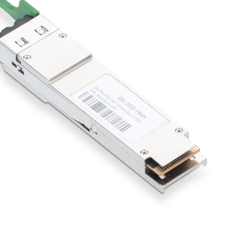 NVIDIA/Mellanox MMS1W50-HM Compatible 200GBASE-FR4 QSFP56 PAM4 1310nm 2km DOM LC Duplex InfiniBand HDR Transceiver Module for SMF SFPS
