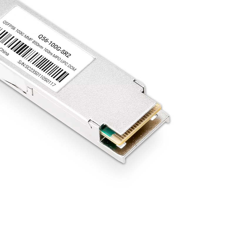 NVIDIA/Mellanox Compatible 100GbE SR2 QSFP56 PAM4 850nm 100m MPO/MTP-12 UPC Optical Transceiver Module for MMF SFPS