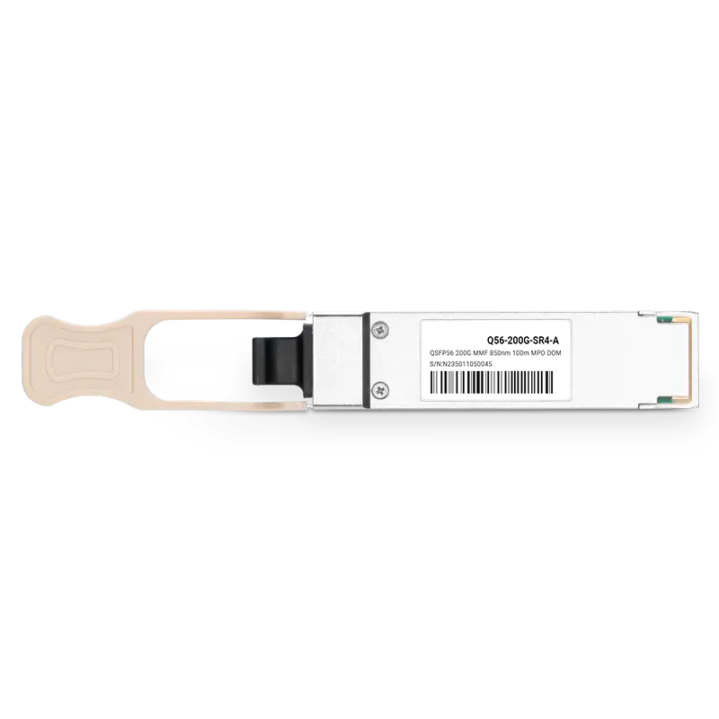 NVIDIA/Mellanox MMA1T00-VS Compatible 200GbE SR4 QSFP56 PAM4 850nm 100m MPO/MTP-12 APC Optical Transceiver Module for MMF SFPS