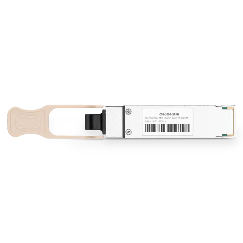 NVIDIA/Mellanox MMA1T00-HS Compatible 200G SR4 QSFP56 PAM4 850nm 100m DOM MTP/MPO-12 UPC InfiniBand HDR Transceiver Module for MMF SFPS
