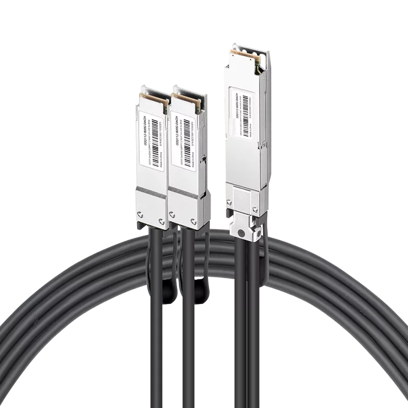 NVIDIA/Mellanox MCP7Y10-N003 (980-9I80P-00N003) Compatible DAC 3m (10ft) Twin-port 2x400Gb/s OSFP Finned Top to 2x400Gb/s QSFP112 Flat Top InfiniBand NDR Passive Copper Splitter Cable SFPS