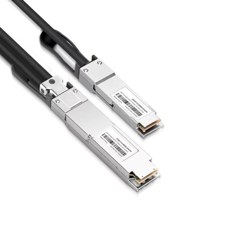 NVIDIA/Mellanox MCP7Y10-N003 (980-9I80P-00N003) Compatible DAC 3m (10ft) Twin-port 2x400Gb/s OSFP Finned Top to 2x400Gb/s QSFP112 Flat Top InfiniBand NDR Passive Copper Splitter Cable SFPS