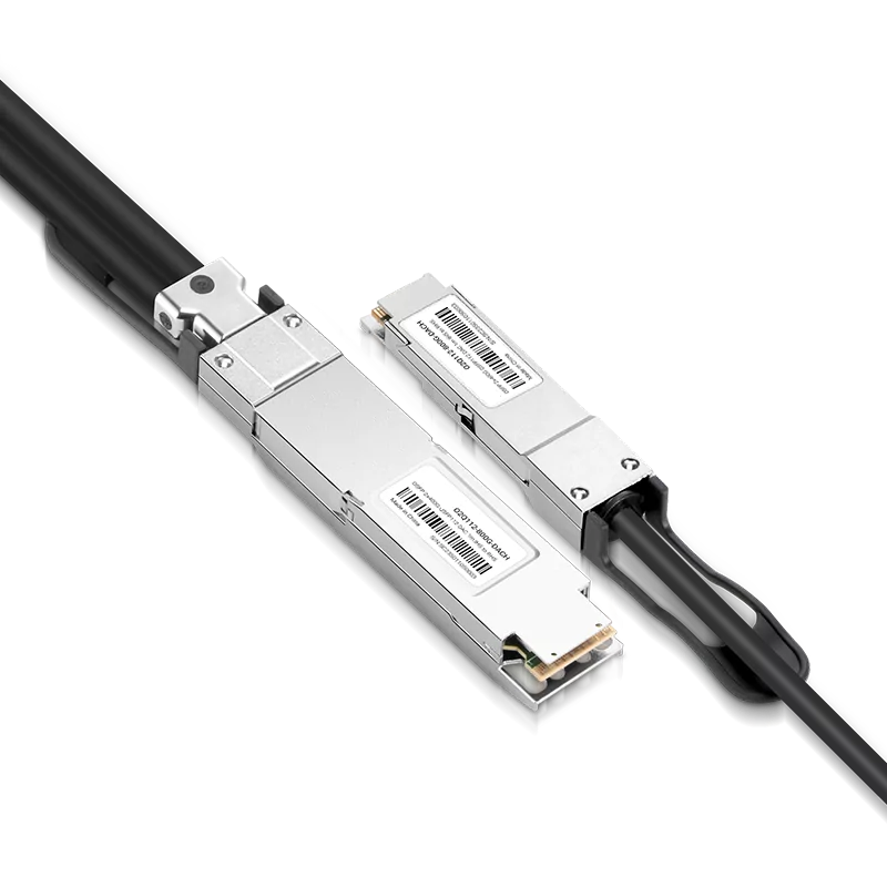 NVIDIA/Mellanox MCP7Y10-N003 (980-9I80P-00N003) Compatible DAC 3m (10ft) Twin-port 2x400Gb/s OSFP Finned Top to 2x400Gb/s QSFP112 Flat Top InfiniBand NDR Passive Copper Splitter Cable SFPS