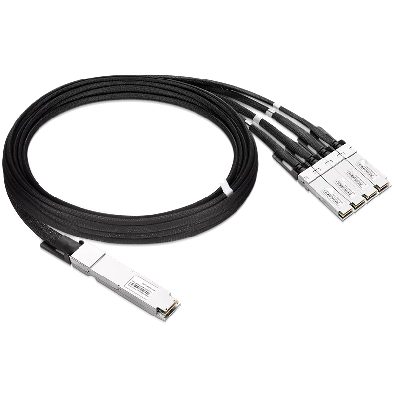 NVIDIA/Mellanox Compatible ACC 3m (10ft) Twin-port 2x400Gb/s OSFP Finned Top to 4x200Gb/s QSFP112 Flat Top InfiniBand NDR Active Copper Splitter Cable SFPS