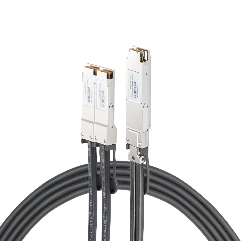 NVIDIA/Mellanox MCP7Y60-H003 Compatible DAC 3m (10ft) 400Gb/s OSFP (Finned Top) to 2x200Gb/s QSFP56 InfiniBand HDR Passive Copper Splitter Cable SFPS