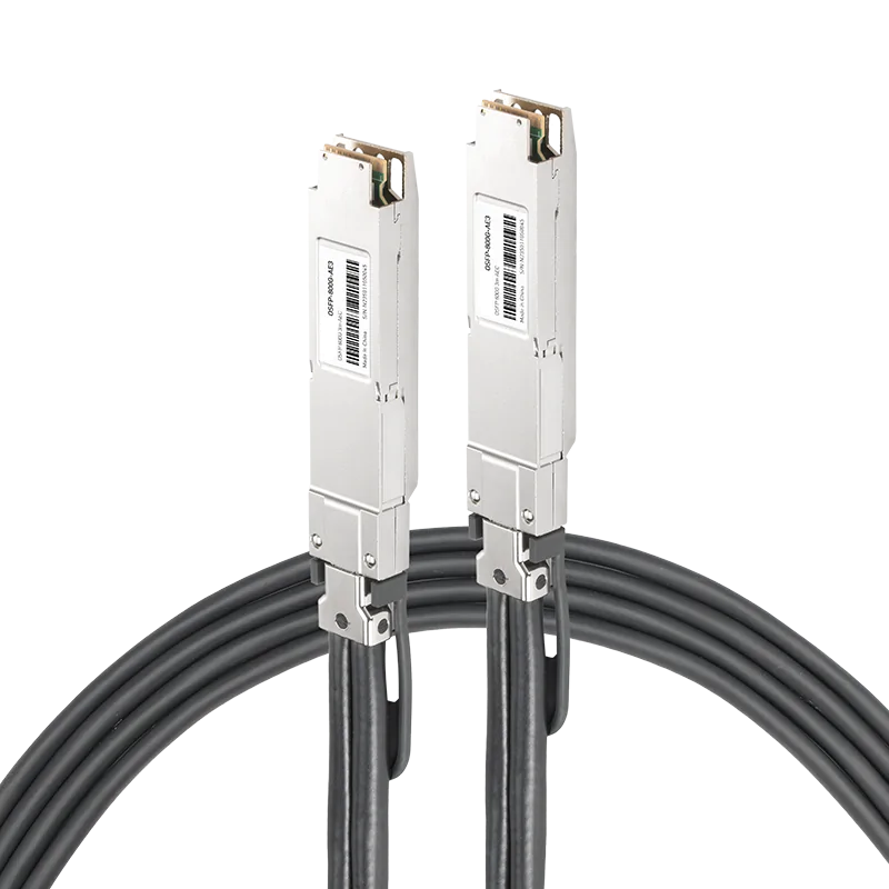 NVIDIA/Mellanox Compatible AEC 3m (10ft) Twin-port 2x400Gb/s OSFP Finned Top to 2x400Gb/s OSFP Finned Top Active Electrical Cable SFPS