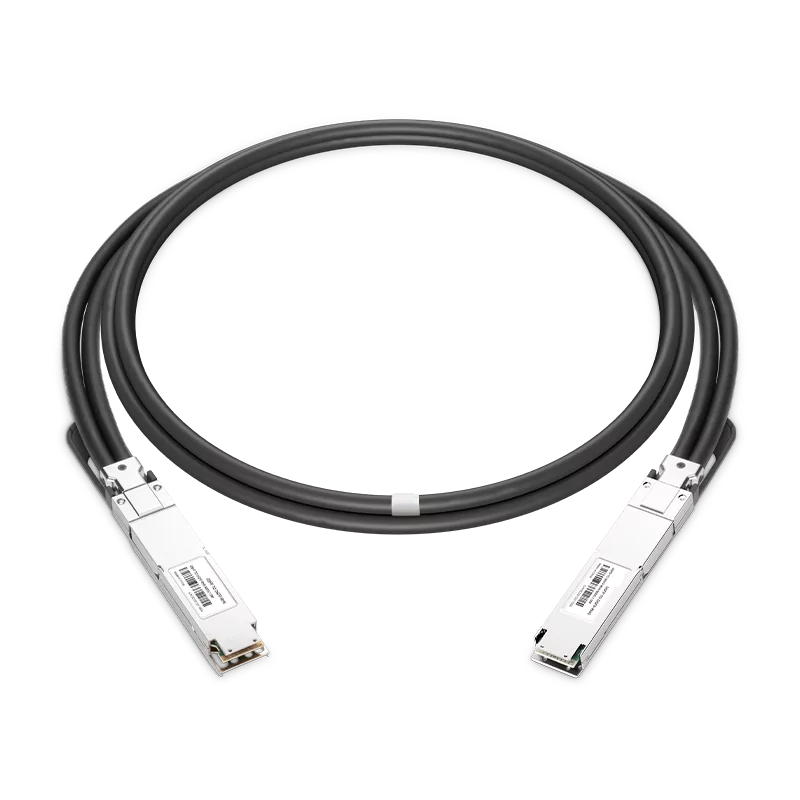 NVIDIA/Mellanox Compatible DAC 3m (10ft) Twin-port 2x400Gb/s OSFP Finned Top to 2x400Gb/s OSFP Flat Top InfiniBand NDR Passive Copper Cable SFPS