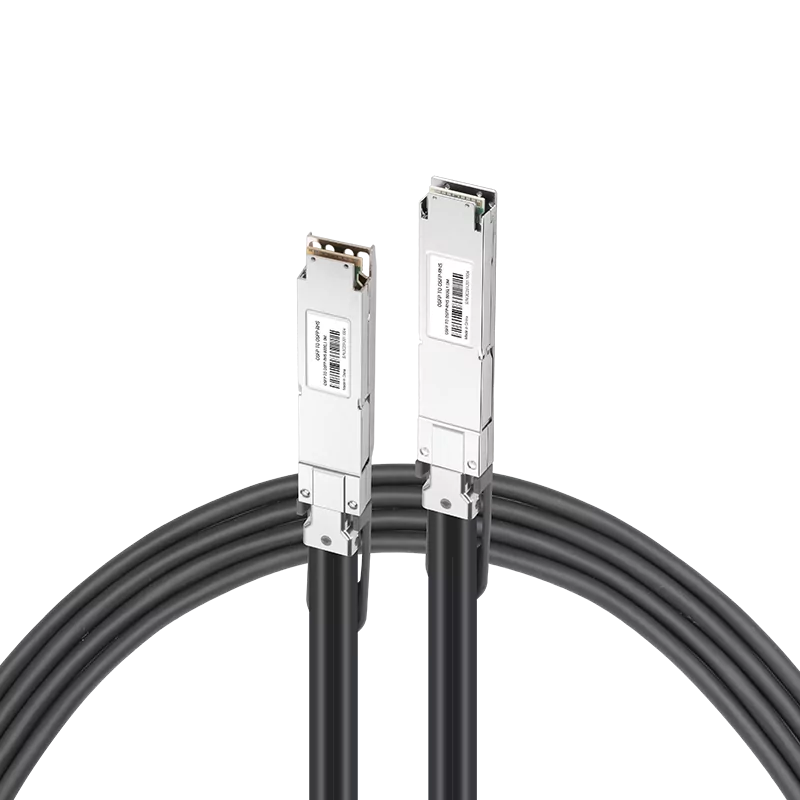 NVIDIA/Mellanox Compatible DAC 3m (10ft) Twin-port 2x400Gb/s OSFP Finned Top to 2x400Gb/s OSFP Flat Top InfiniBand NDR Passive Copper Cable SFPS