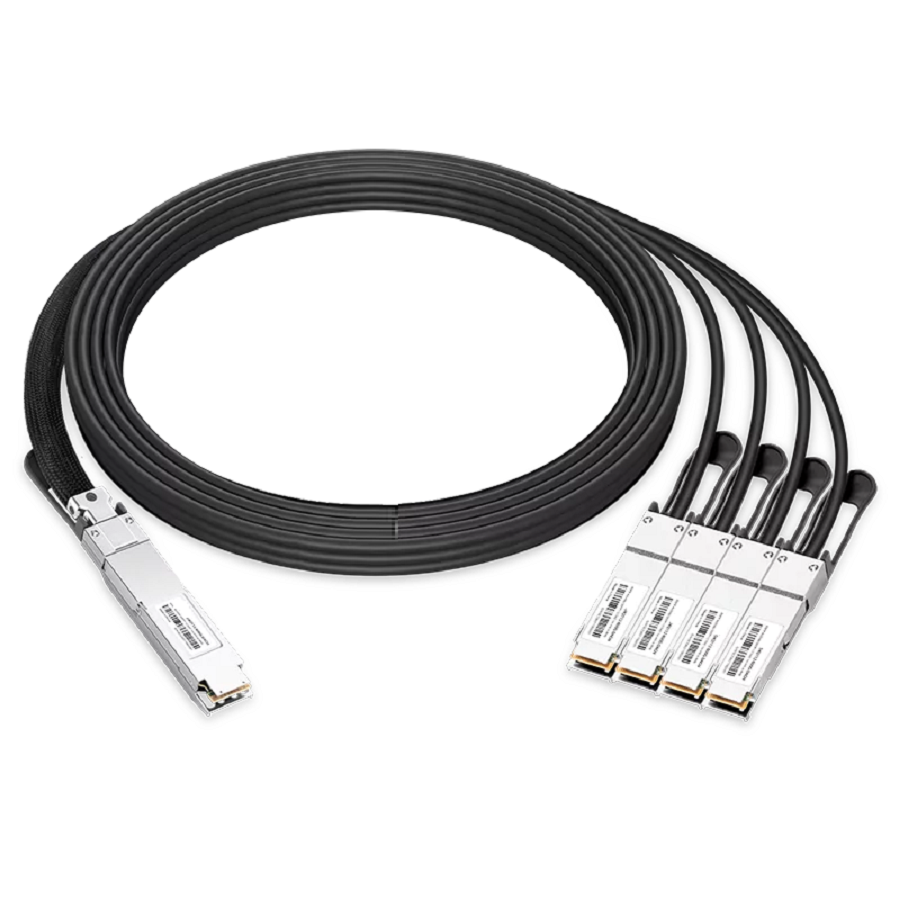 NVIDIA/Mellanox MCP7Y40-N003 Compatible DAC 3m (10ft) Twin-port 2x400Gb/s OSFP Finned Top to 4x200Gb/s QSFP112 Flat Top InfiniBand NDR Passive Copper Splitter Cable SFPS