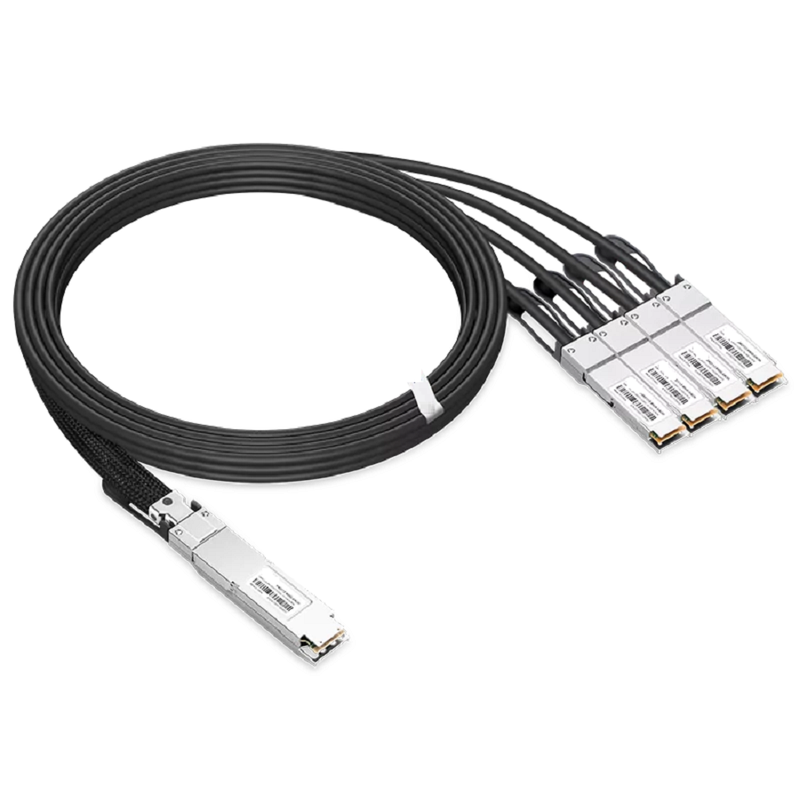 NVIDIA/Mellanox MCP7Y40-N003 Compatible DAC 3m (10ft) Twin-port 2x400Gb/s OSFP Finned Top to 4x200Gb/s QSFP112 Flat Top InfiniBand NDR Passive Copper Splitter Cable SFPS